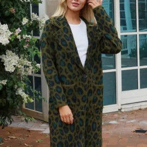 Leopard Cardi