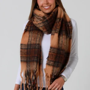 Neutral Plaid Fluffy