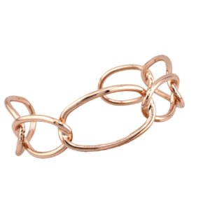 Chain link cuff Rose