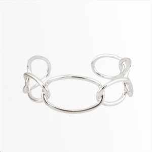 Chain link cuff Silver