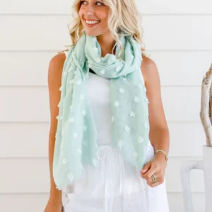 Thread scarf Mint