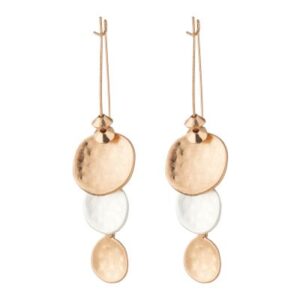 Matt hammered trio Silver/Gold