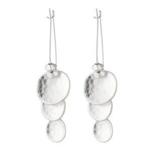 Matt hammered trio Silver